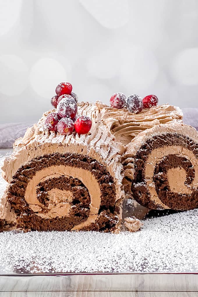 Yule Log Cake (Bûche de Noël) Yule Log Cake (Bûche de Noël)